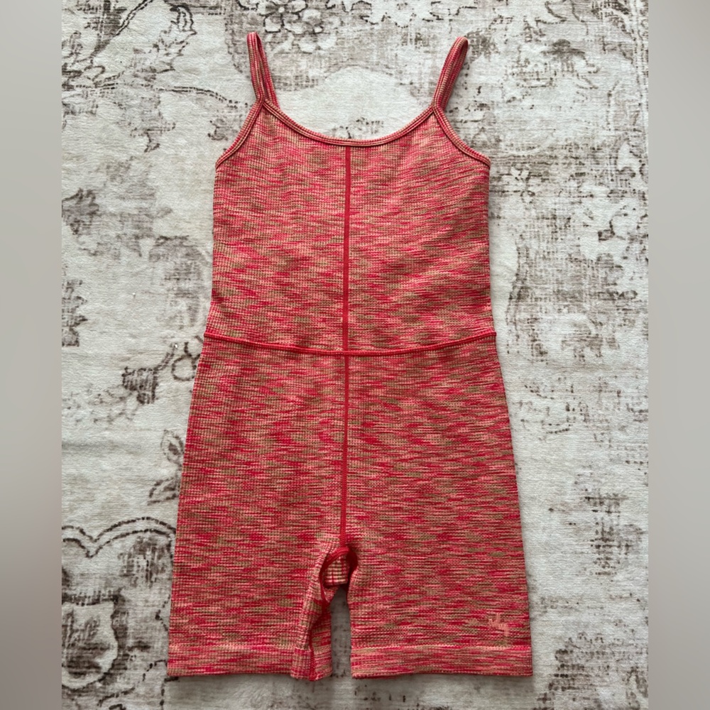 JoyLab Coral and Pink Romper
